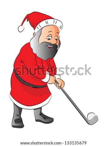 Claus Santa Golf Playing Stock Photos, Images, & Pictures | Shutterstock