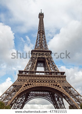 Tour Eiffel Eiffel Tower Located On Stock Photo 301782587 - Shutterstock