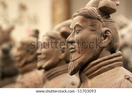 The famous terracotta warriors of XiAn, China