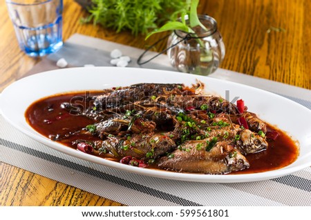 Braised fish in soy sauce