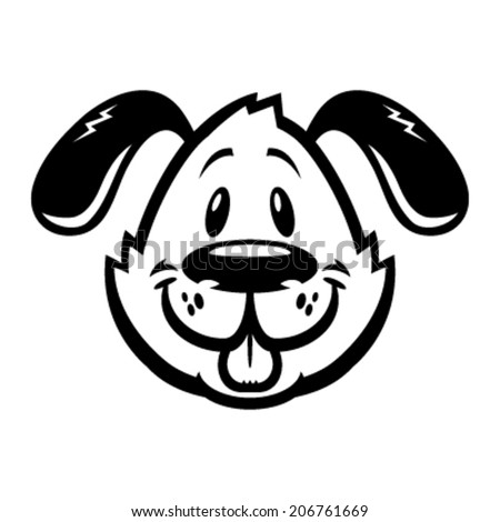 Happy Dog White Background Stock Vectors, Images & Vector Art