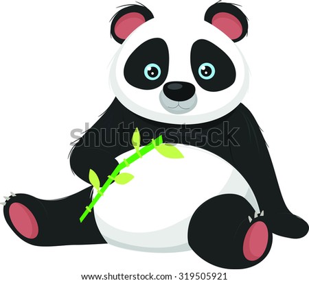 Panda Vector Illustration Stock Vector 319505921 - Shutterstock