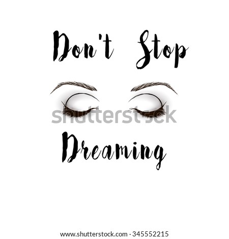 Black and White Fashion Illustration - eyes on White background