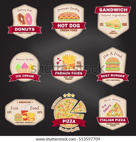 Fast Food Logo Stock Images Royalty Free Images Vectors 