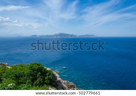 Binh Ba island, Cam Ranh, Khanh Hoa, Vietnam