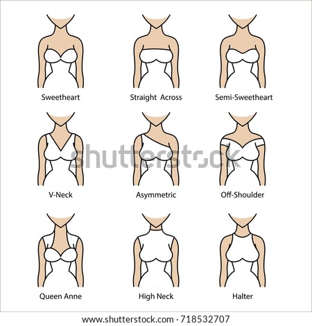 wedding dress neckline types