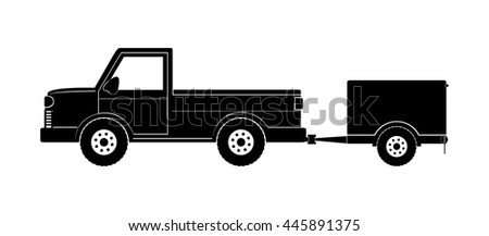 Free Free 191 Pickup Truck And Trailer Svg SVG PNG EPS DXF File