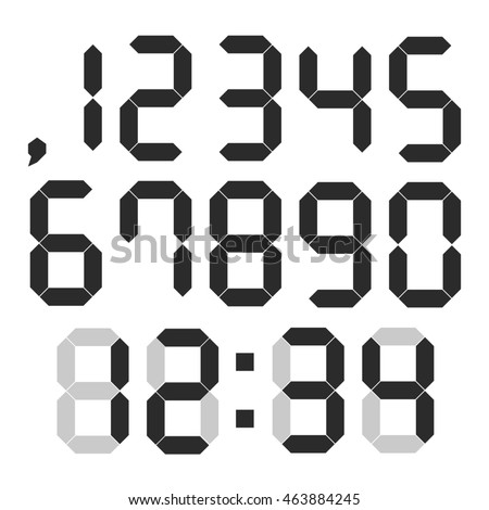 Digital Numbers Stock Images, Royalty-Free Images & Vectors | Shutterstock