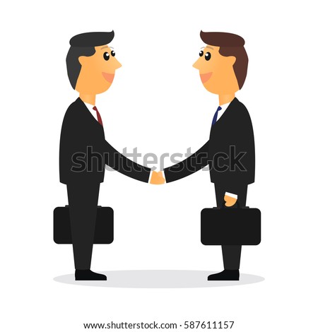 Businessman Cartoon Vector Illustrator Stock Vector 587611157