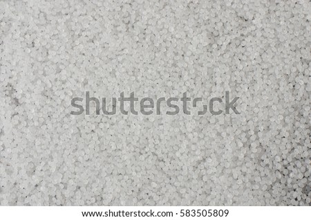 Background pellets of low density polyethylene