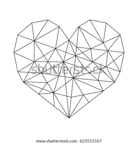 Free Free Geometric Heart Svg Free 634 SVG PNG EPS DXF File