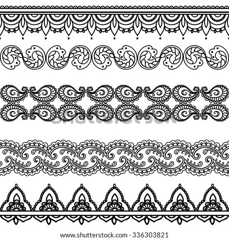 Circular Pattern Form Mandala Henna Tatoo Stock Vector 683042614 ...