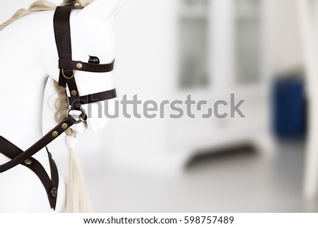 photo of children's horse swing