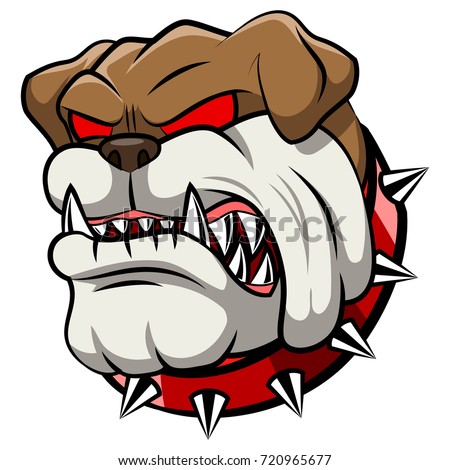 Angry Bulldog Mascot Cartoon Stock Illustration 720965677 - Shutterstock