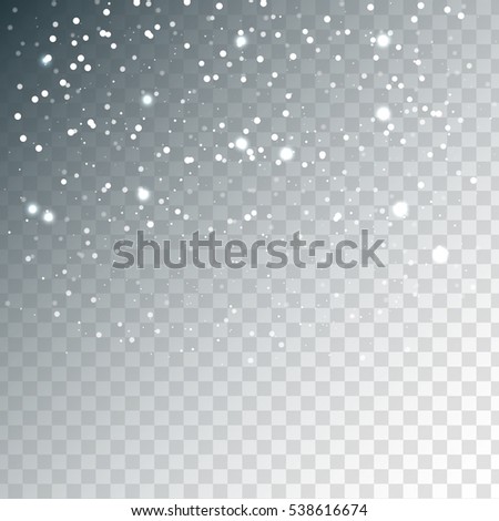 banner transparent christmas Sparkle Random Transparent Falling Stock White Snowflakes