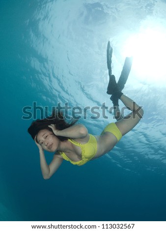 Underwater asian woman girl, virgin hole pussy nude