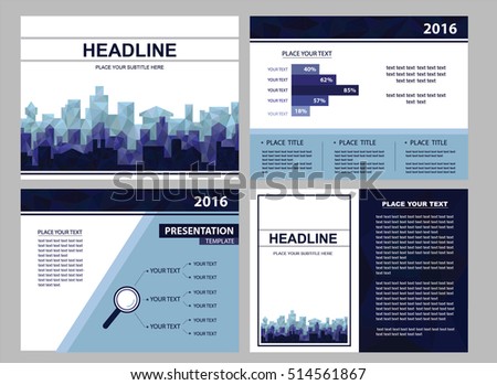 modern futuristic city presentation templates business stock vector modern futuristic city presentation templates business stock vector, Report Presentation Template, Powerpoint templates