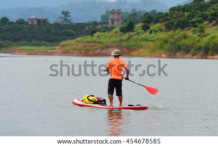 Stand Up Paddle Boarding - Bac Giang, Viet Nam 2016