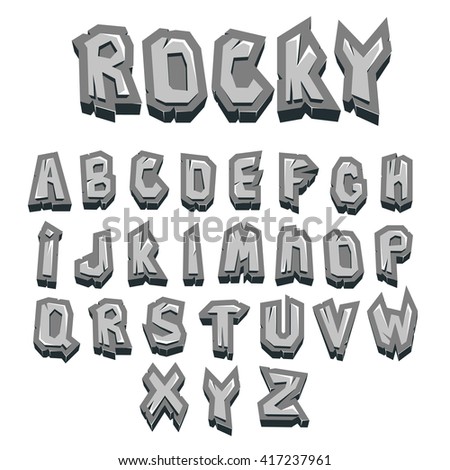 Rock Alphabet Stock Images, Royalty-Free Images & Vectors | Shutterstock