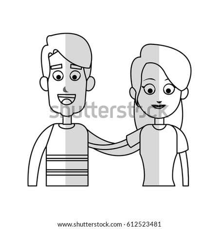 Cartoon Muslim Man Woman Stock Vector 106077371 - Shutterstock