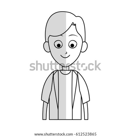 Outline Ondel Ondel Big Jakarta Traditional Stock Vector 