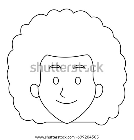 Cartoon Vector Outline Illustration Toddler Girl Stock Vector 46996417 ...