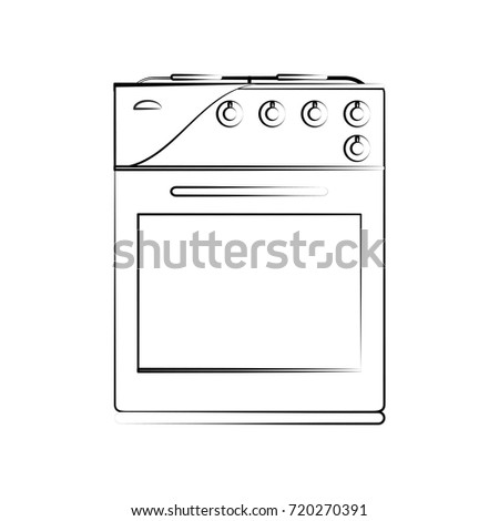 Stove Oven Drawing Stock Images, Royalty-Free Images & Vectors