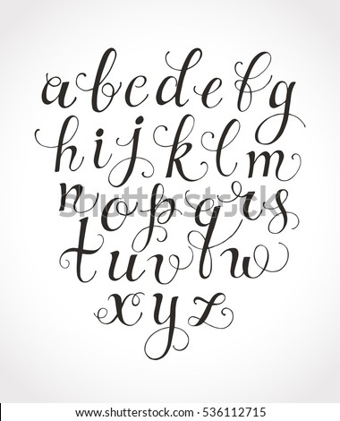 Handwritten script font