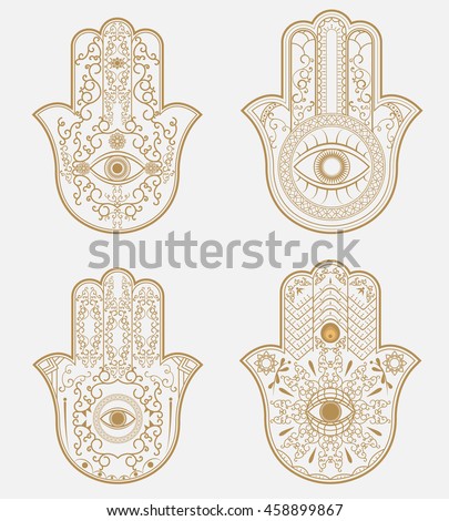 elegant ornate henna tattoo hamsa hand stock vector 458899867 elegant ornate henna tattoo hamsa hand stock vector 458899867