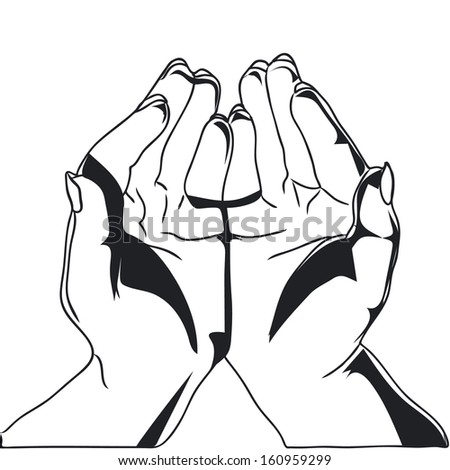 Stock Images similar to ID 165426929 - open palm hand gesture of hand ...