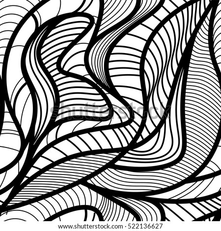 abstract black and white coloring pages - photo #5