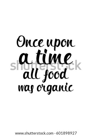 Quote Food Calligraphy Style Hand Lettering Stock Vector ...