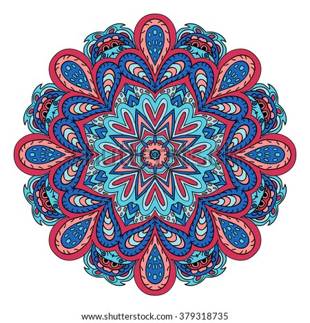 Design Mandala Red Tattoo Stock Photos, Images, & Pictures | Shutterstock