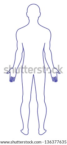 Human Body Outline Stock Photos, Images, & Pictures | Shutterstock