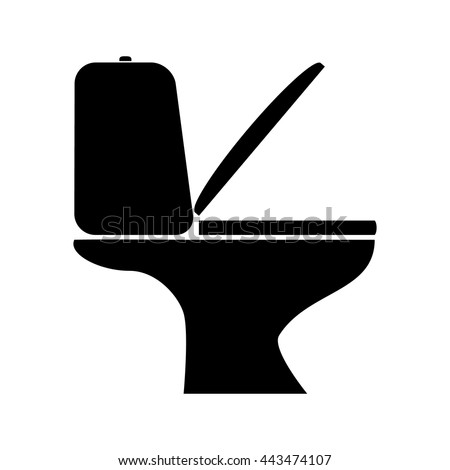 Toilet Vector Icon Web Mobile Flat Stock Vector (Royalty Free ...