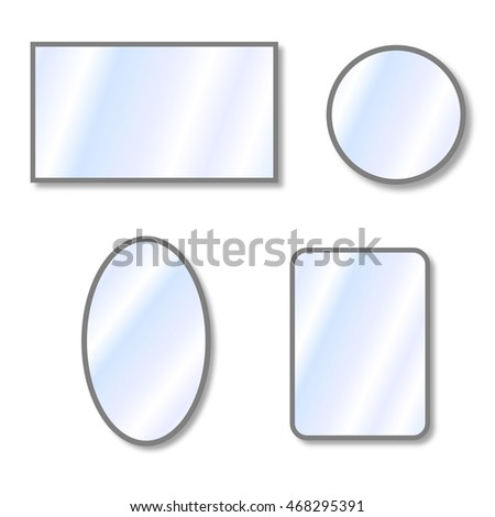 vector realistic mirrors set blurry reflection stock vector 408157237 shutterstock vector realistic mirrors set blurry reflection stock vector 408157237 shutterstock