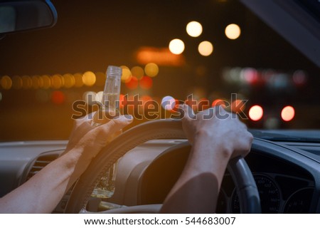 Dont Drink Drive Concept Drunk Driving Stock Photo 544683007 - Shutterstock