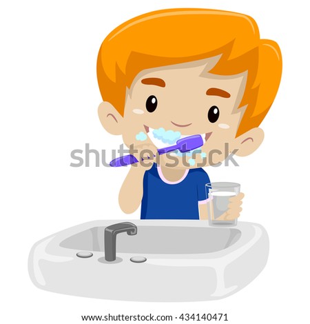 Illustration Boy Eating Food Stock Illustration 28469734 - Shutterstock