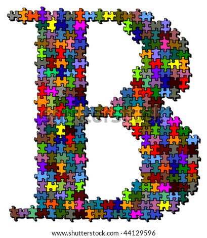 Puzzle Alphabet Stock Vectors & Vector Clip Art | Shutterstock