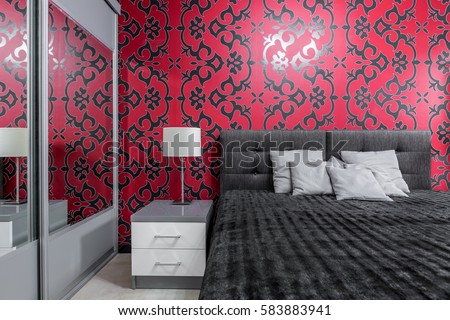 Bedroom Wallpaper Stock Images, Royalty-Free Images ...
