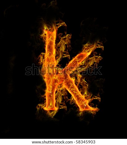 K Fire Isolated Letter Stock Images, Royalty-Free Images & Vectors ...