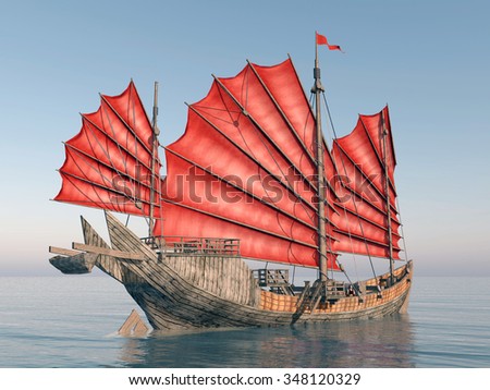 Clipart Asian Boat 91