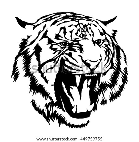 Lion Head Graphic Stock Vector 94702153 - Shutterstock