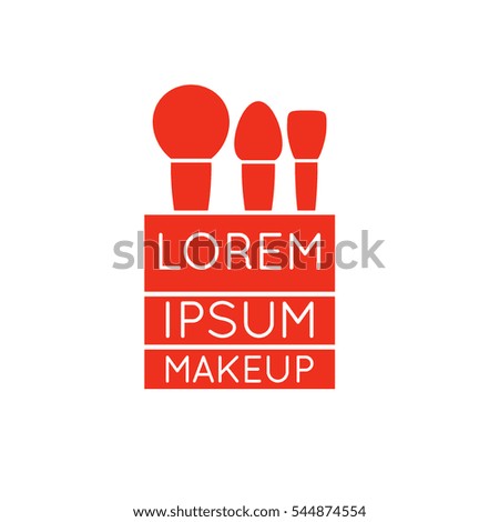 Logo Makeup Artist Salonshop Beauty Store Stock Vector ...