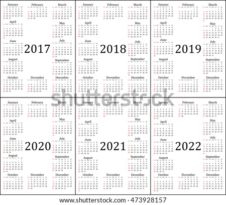 ten year calendars
