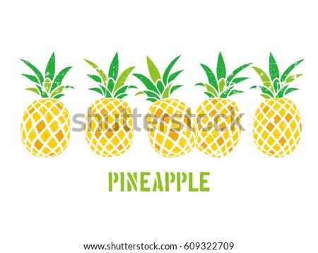 Illustration of a pineapple