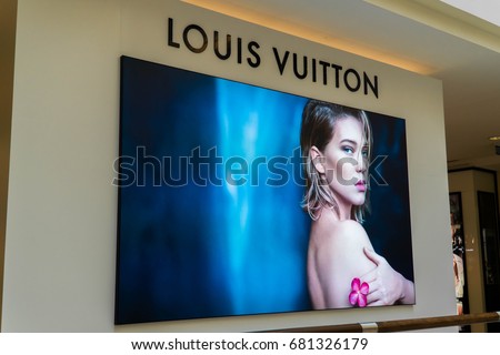 KUALA LUMPUR, MALAYSIA - JULY 11, 2017: Louis Vuitton, is a France luxury leather goods company. Founded in Paris, France since 1854.
