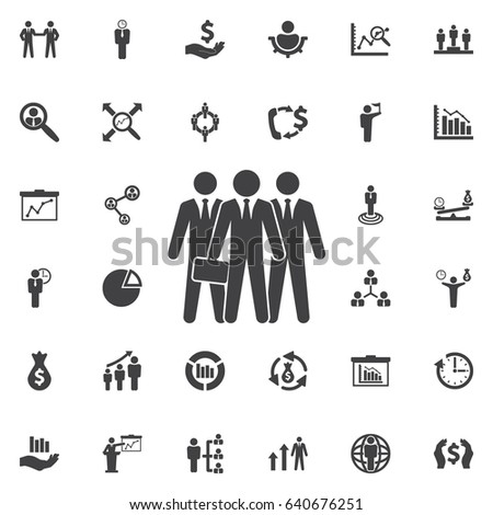 Team Icon Business Icons Set Stock Vector 640676251 - Shutterstock