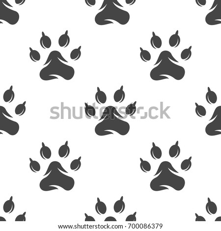 Cheetah Paw Prints Tracks Three Vector Stock Vector 86296231 - Shutterstock