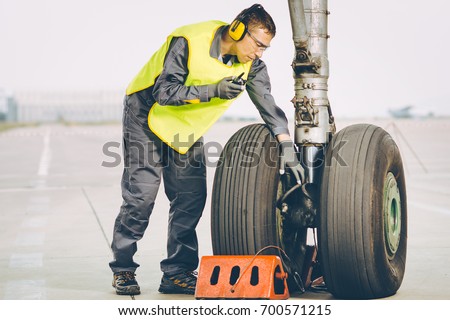 airport worker mechanic